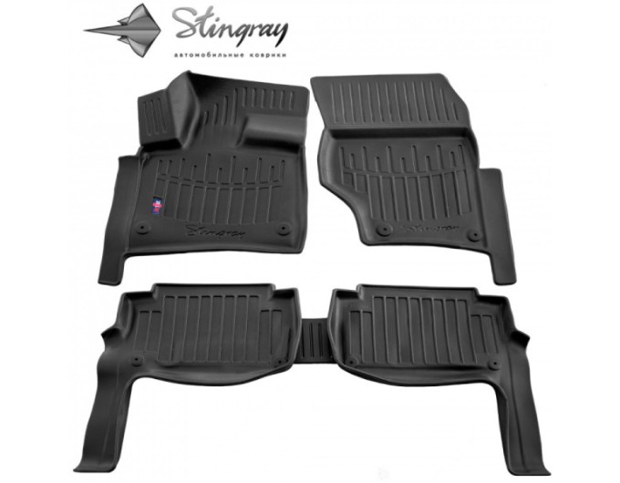 Audi Q7 (4L) (2005–2015) комплект 3D ковриков с 5 штук (Stingray), цена: 1 870 грн.