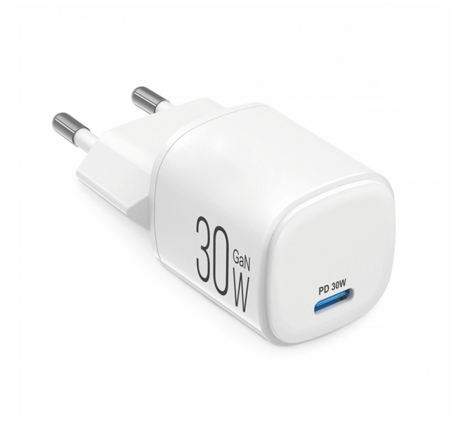 Сетевое зарядное устройство Brevia ePowerGaN PD30W USB-C белый, цена: 644 грн.