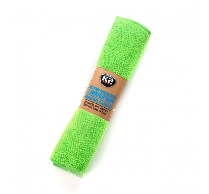 Набор салфеток из микрофибры по уходу за автомобилем трикотажный K2 Microfiber Cloths Set 30x35см 4шт, цена: 109 грн.