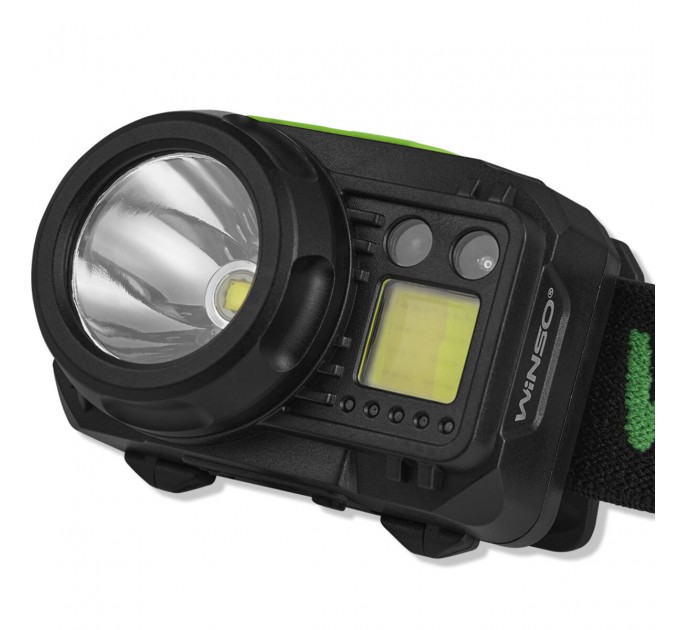 Фонарь налобный Winso Pro 500Lm, 5W CREE XPG+COB, 1200mAh/3xAAA, с сенсором белый/красный, цена: 828 грн.