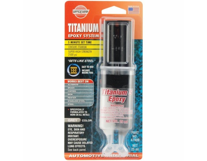 Клей для металу Versachem Titanium 5 Epoxy 25мл, ціна: 290 грн.