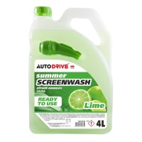 Омыватель стекла AutoDrive летний Lime готовый 4л