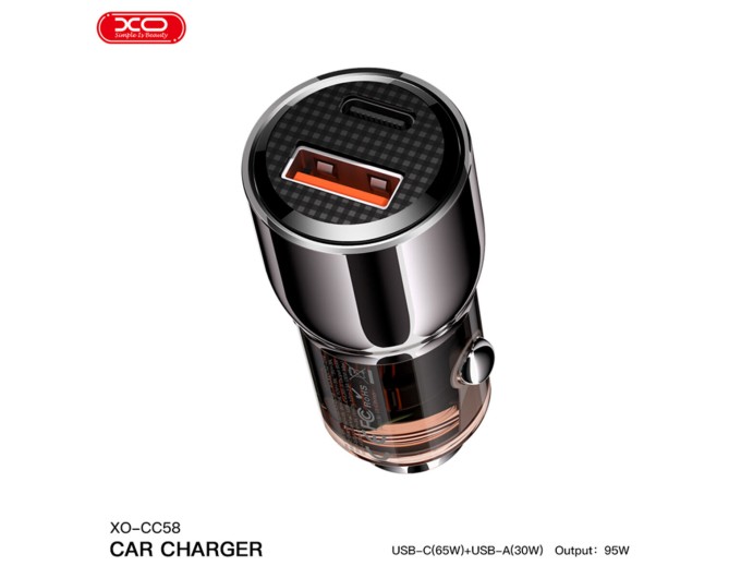 Автомобильное зарядное устройство XO CC58 95W коричневый, цена: 489 грн.