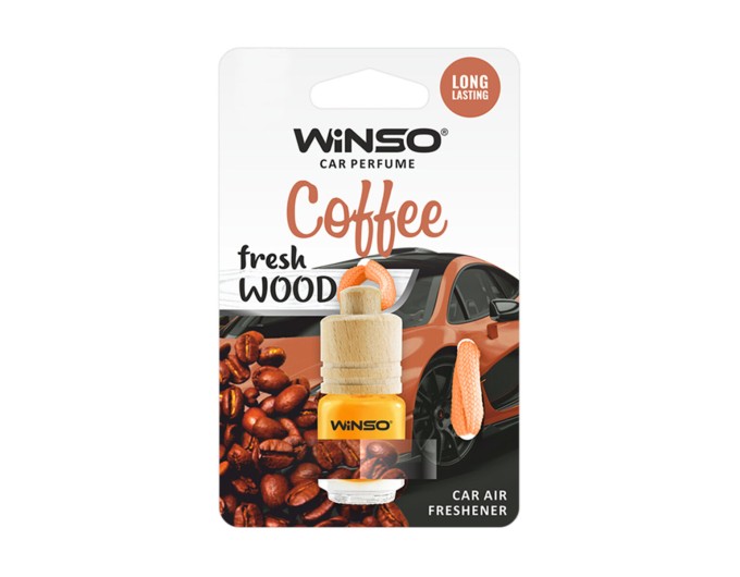 Ароматизатор Winso Fresh Wood Coffee, 4мл рідкий, ціна: 73 грн.