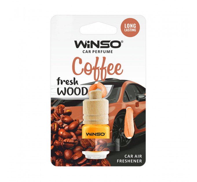 Ароматизатор Winso Fresh Wood Coffee, 4мл рідкий, ціна: 68 грн.
