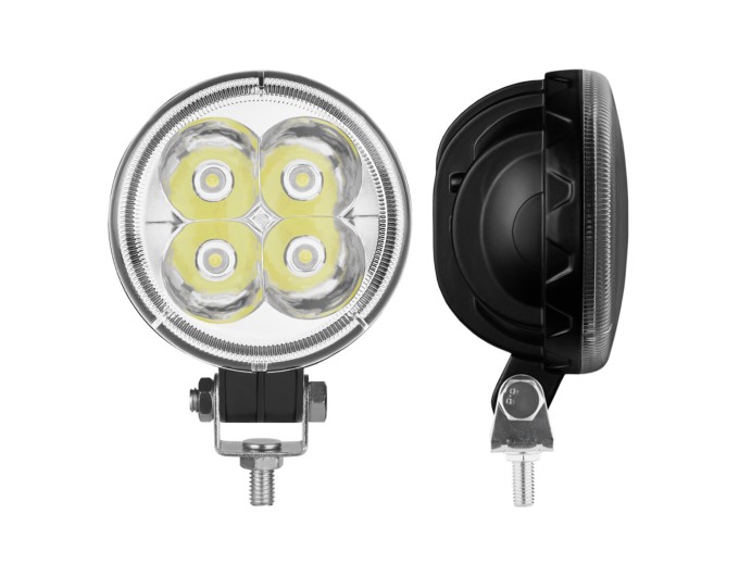 Фара світлодіодна Brevia Epistar Spot 10-30V, 12W (4x3W), 880Lm, 1шт, ціна: 237 грн.