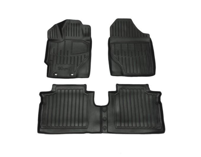 Toyota Yaris III (XP13) (2011-2020) комплект 3D килимків 3 4 штук (Stingray), цена: 1 870 грн.
