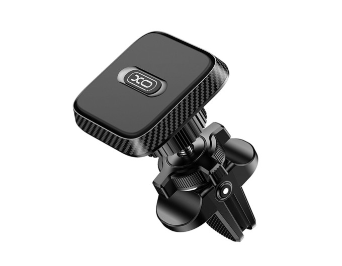 Тримач телефону автомобільний XO C123 Air Outlet Square Magnetic Bracket чорний, ціна: 189 грн.