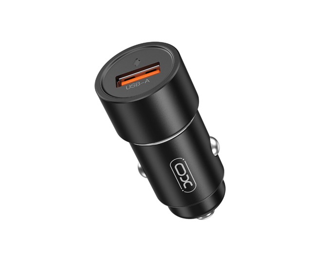 Автомобильное зарядное устройство XO CC54 USB QC3.0 18W + Type-c кабель черный, цена: 149 грн.