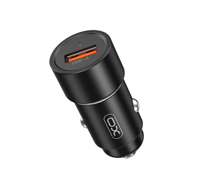 Автомобильное зарядное устройство XO CC54 USB QC3.0 18W + Type-c кабель черный, цена: 129 грн.