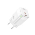 Сетевое зарядное устройство XO CE07 GaN Dual PD 35W GaN белый, цена: 579 грн.