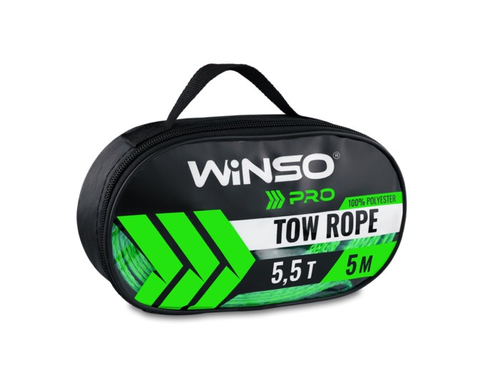 Трос буксировочный ленточный Winso Pro, 5,5т 5м, цена: 607 грн.