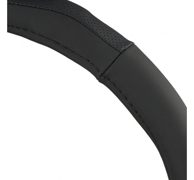 Чохол на кермо Carlife 39 - 41см, шкіра, чорний SW245L, ціна: 434 грн.