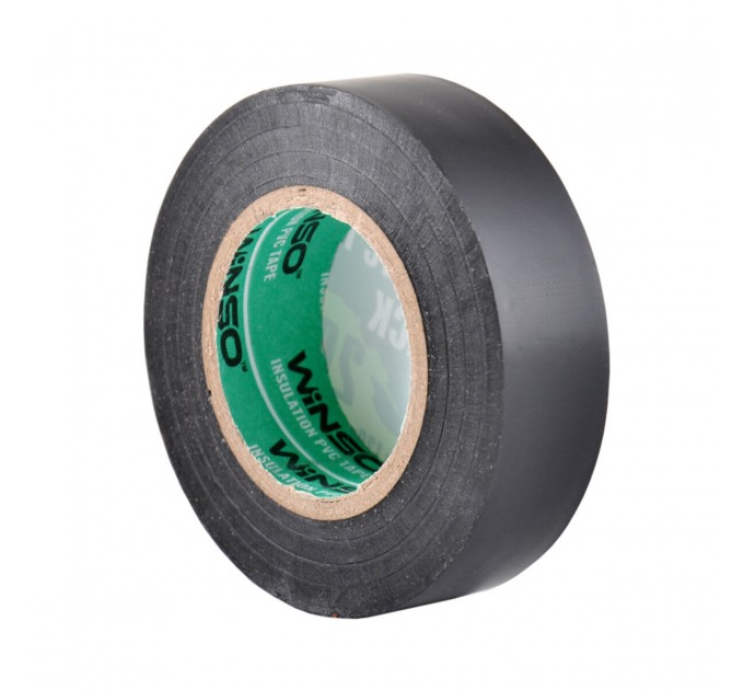 Стрічка ізоляційна ПВХ Winso д.20м, ш.19мм, т.130мк, чорна, ціна: 26 грн.