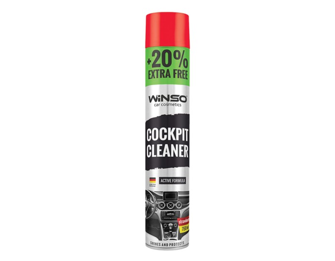 Полироль для панели приборов Winso Cockpit Cleaner Клубника, 750мл, цена: 258 грн.