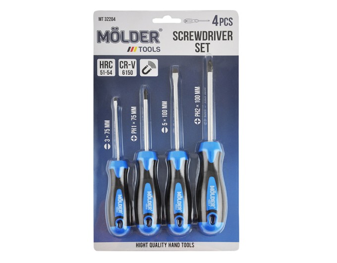 Набор отверток Molder MT32204 4шт, цена: 240 грн.