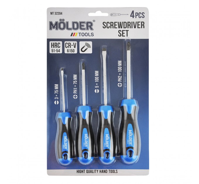 Набір викруток Molder MT32204 4шт, ціна: 210 грн.