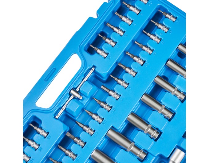 Профессиональный набор инструментов в кейсе MÖLDER 1/2", 1/4", 3/8" 72Т, CR-V, 151ед., цена: 6 425 грн.