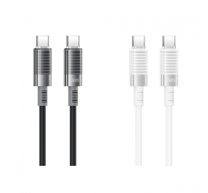 Кабель XO Brushed Silicone USB to Type-C 6A 1м черный, цена: 159 грн.