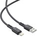 Кабель Brevia USB to Lightning 2,4A 1м, черный ZIP, цена: 71 грн.