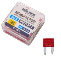 Набір запобіжників Molder "міні", 10А, 100шт