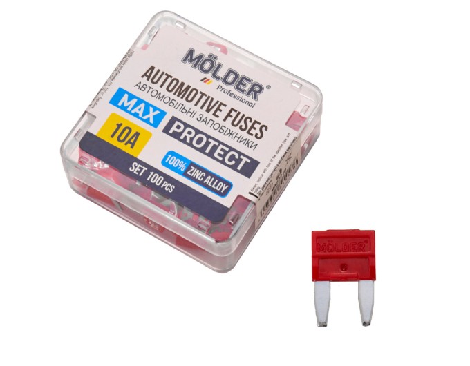 Набор предохранителей Molder "Мини", 10А, 100шт, цена: 301 грн.