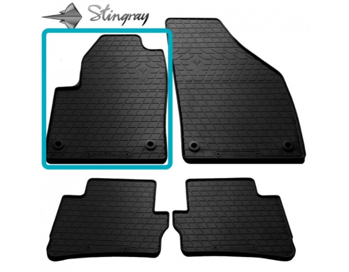Dodge Dart (2012-2016) коврик передний левый (Stingray), цена: 954 грн.