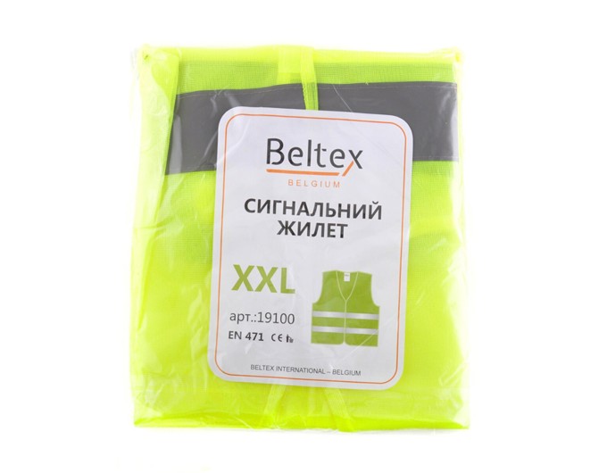 Жилет сигнальний Beltex зелений XXL, ціна: 98 грн.
