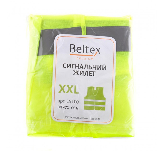 Жилет сигнальный Beltex, размер XXL BX19100, цена: 98 грн.