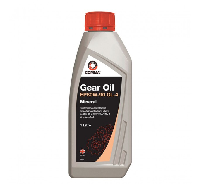 Трансмісійне масло Comma Gear Oil EP 80W-90 GL4 1л, ціна: 420 грн.