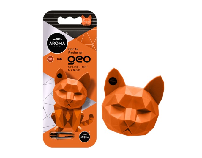 Ароматизатор Aroma Car Geo Cat - Orange Sparkling Mango сухой, цена: 151 грн.