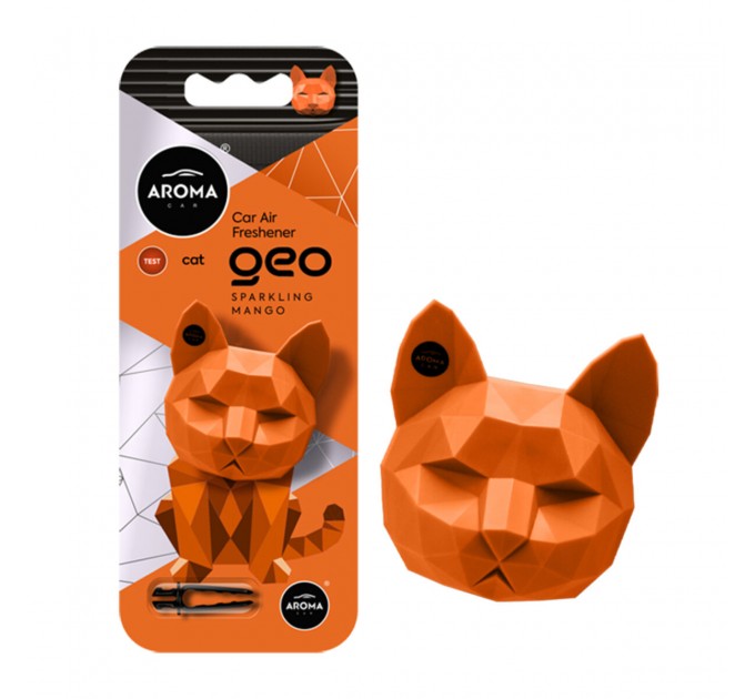 Ароматизатор Aroma Car Geo Cat - Orange Sparkling Mango сухой, цена: 151 грн.