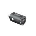 Автомобильное зарядное устройство Brevia ePower NanoMetal 40W 2xUSB-C черный, цена: 494 грн.