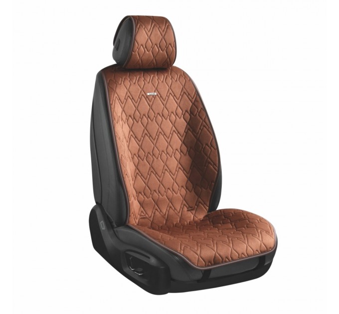 Преміум накидки для передніх сидінь CarLife Racer, coffee 2шт, ціна: 2 247 грн.