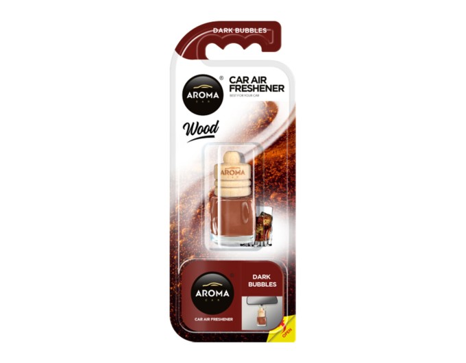 Ароматизатор Aroma Car Wood 6мл Dark Bubbles жидкий, цена: 109 грн.
