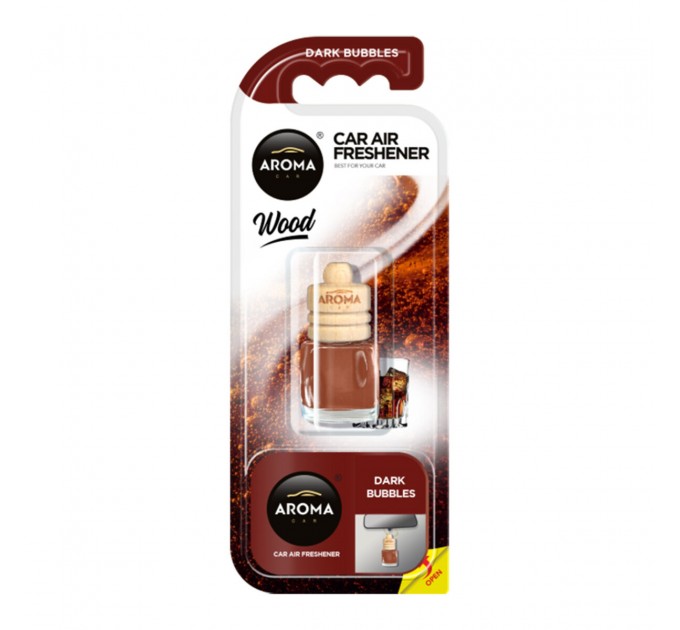 Ароматизатор Aroma Car Wood 6мл Dark Bubbles жидкий, цена: 106 грн.