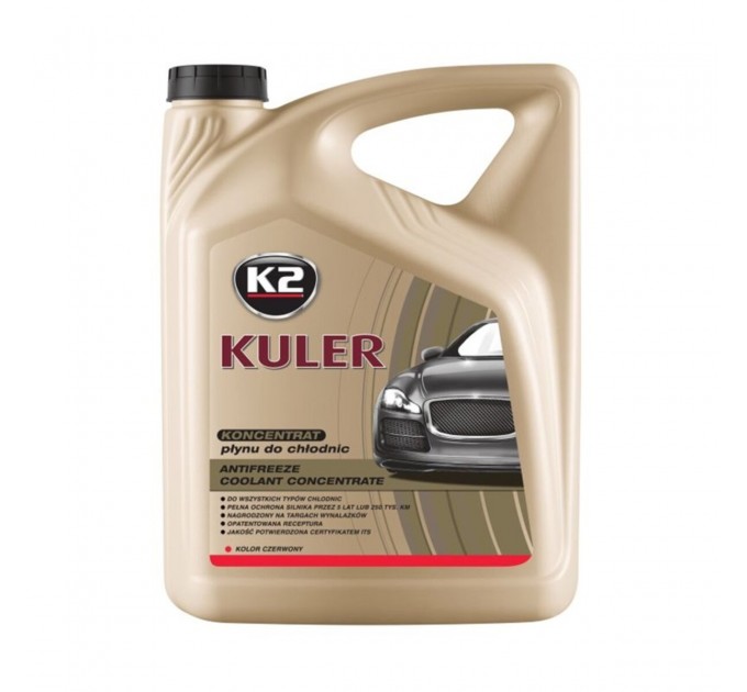 Антифриз K2 Kuler Long Life G12 червоний концентрат 5л, ціна: 690 грн.
