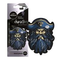 Ароматизатор Aroma Car Cellulose Characters - Black Pirat сухой
