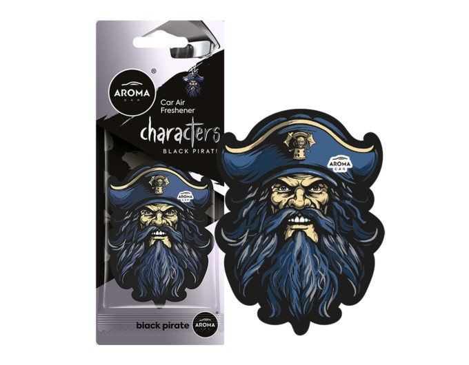 Ароматизатор Aroma Car Cellulose Characters - Black Pirat сухой, цена: 57 грн.