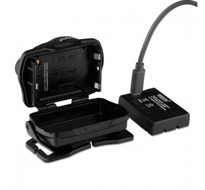 Фонарь налобный Brevia 700Lm, Focus Control, 800mAh/3xAAA, IP64 белый/теплый белый, цена: 1 899 грн.