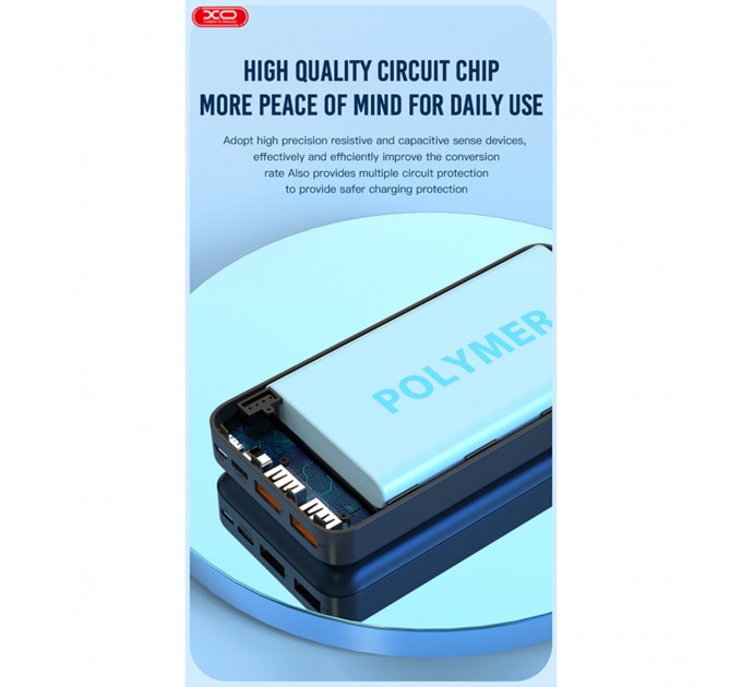 Повербанк (Power Bank) XO PR188 20000mAh 22.5W черный, цена: 1 059 грн.