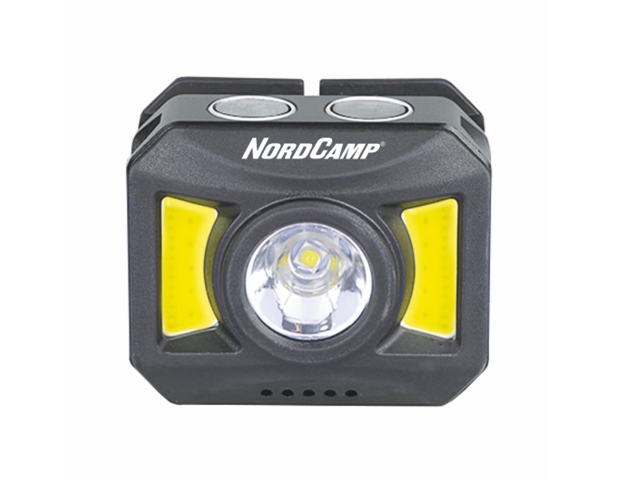 Фонарь налобный Nord Camp 150+140Lm, 3W+COB, 850mAh, белый/красный, цена: 474 грн.