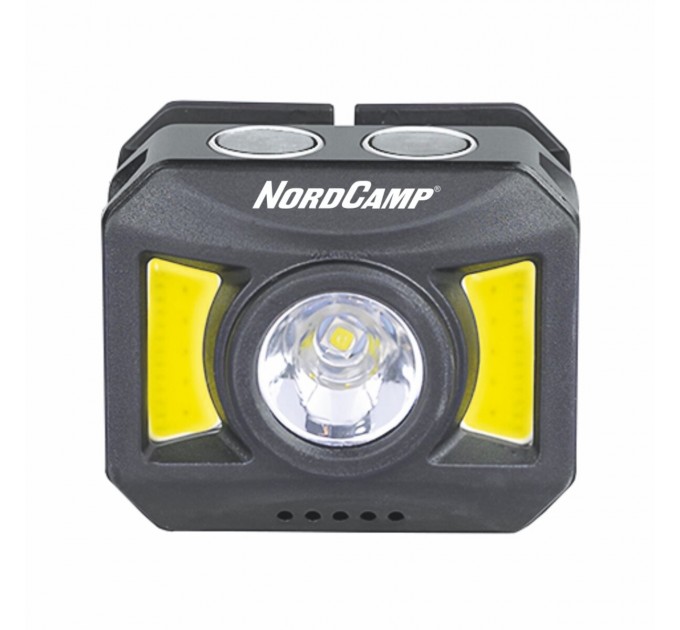 Фонарь налобный Nord Camp 150+140Lm, 3W+COB, 850mAh, белый/красный, цена: 464 грн.