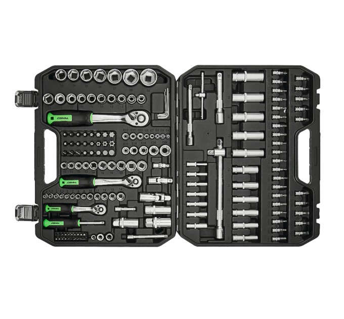 Професійний набір інструментів в кейсі Winso Pro 1/2", 1/4", 3/8" 72T, CR-V, 171од., ціна: 5 378 грн.