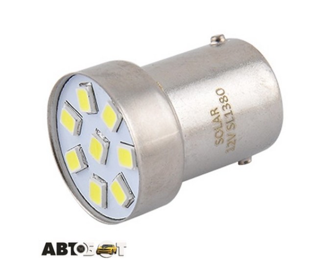 LED лампа SOLAR G18.5 BA15s 12V 8SMD 2535 white SL1380 (2 шт.), ціна: 63 грн.