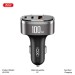 Автомобильное зарядное устройство XO CC61 Smart USB/Type-C/Lightning 100W серебряное, цена: 499 грн.