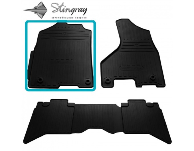 Dodge RAM 1500 (Crew cab) (2009-2018) коврик передний левый (Stingray), цена: 1 518 грн.