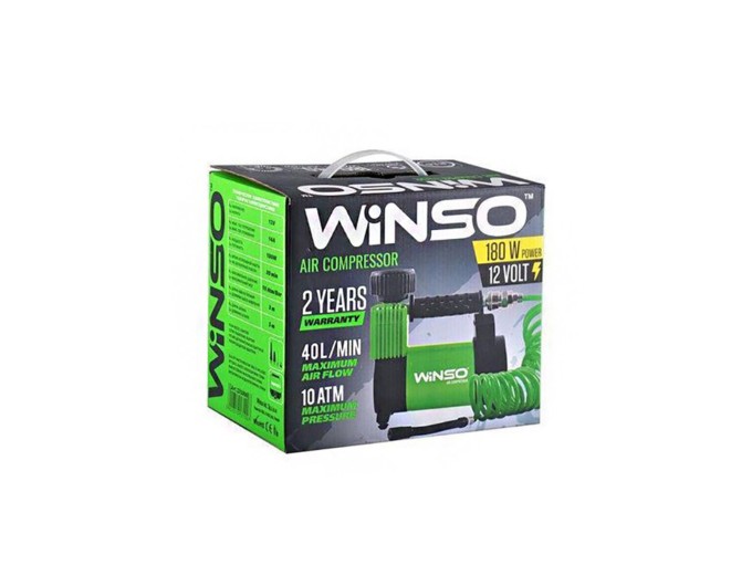 Компресор автомобільний Winso 10Атм 40л/хв 180Вт, ціна: 1 098 грн.