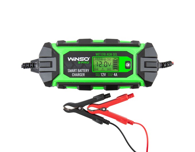 Зарядное устройство АКБ Winso Pro 12В 120А·ч 4А с LCD-экраном, цена: 1 336 грн.