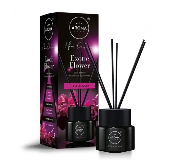 Аромадифузор з паличками Aroma Home Black Series Sticks - Exotic Flower 100мл, ціна: 430 грн.